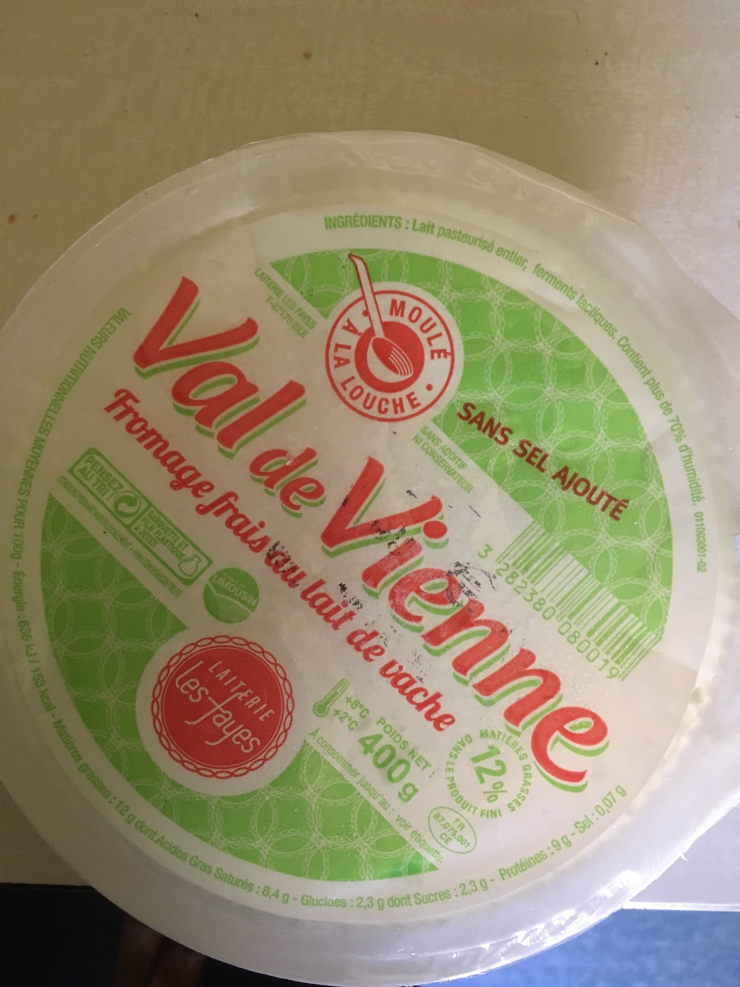 Laiterie Les Fayes Fromage Blanc Moulé à La Louche packshot