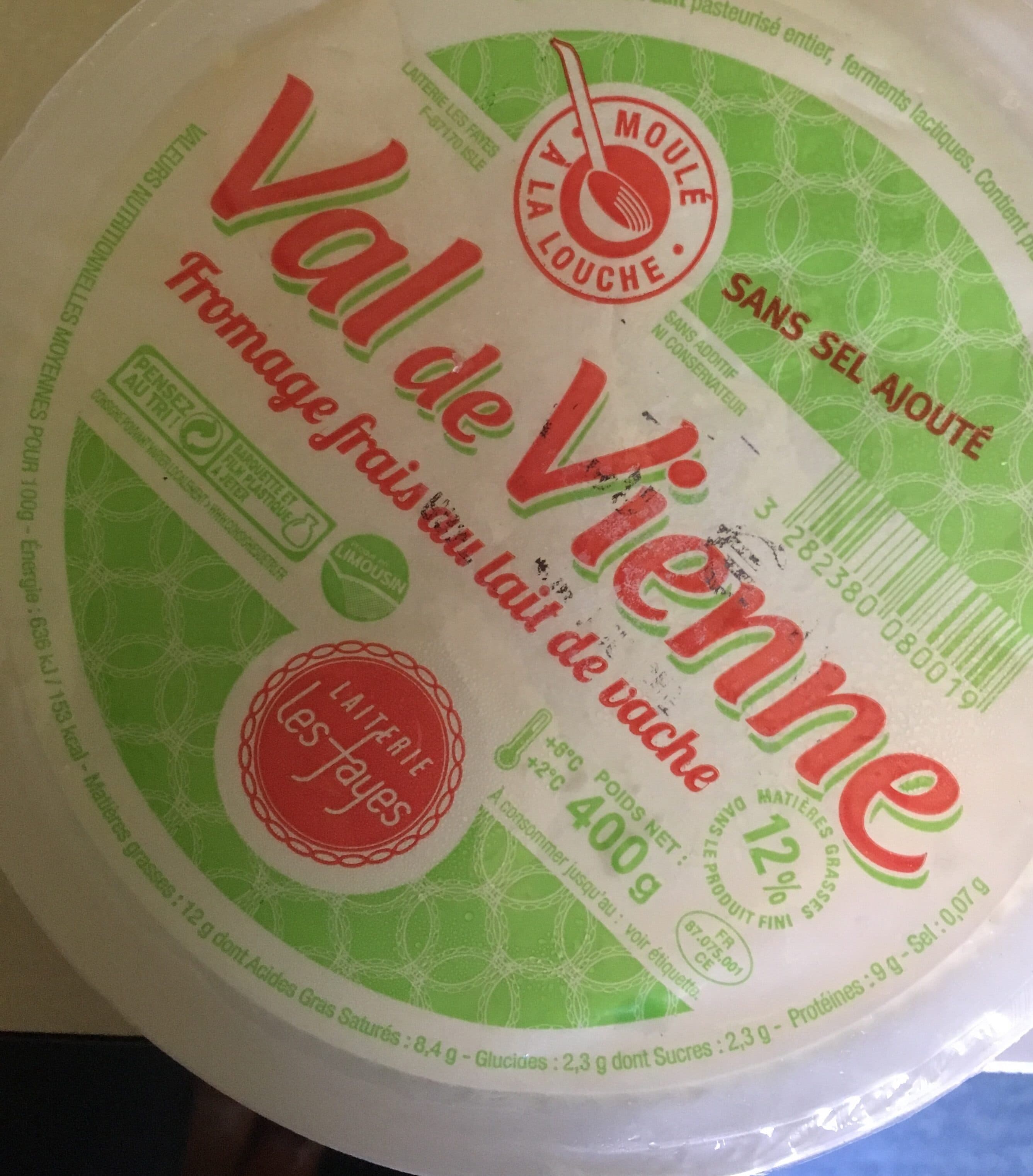 Laiterie Les Fayes Fromage Blanc Moulé à La Louche packshot