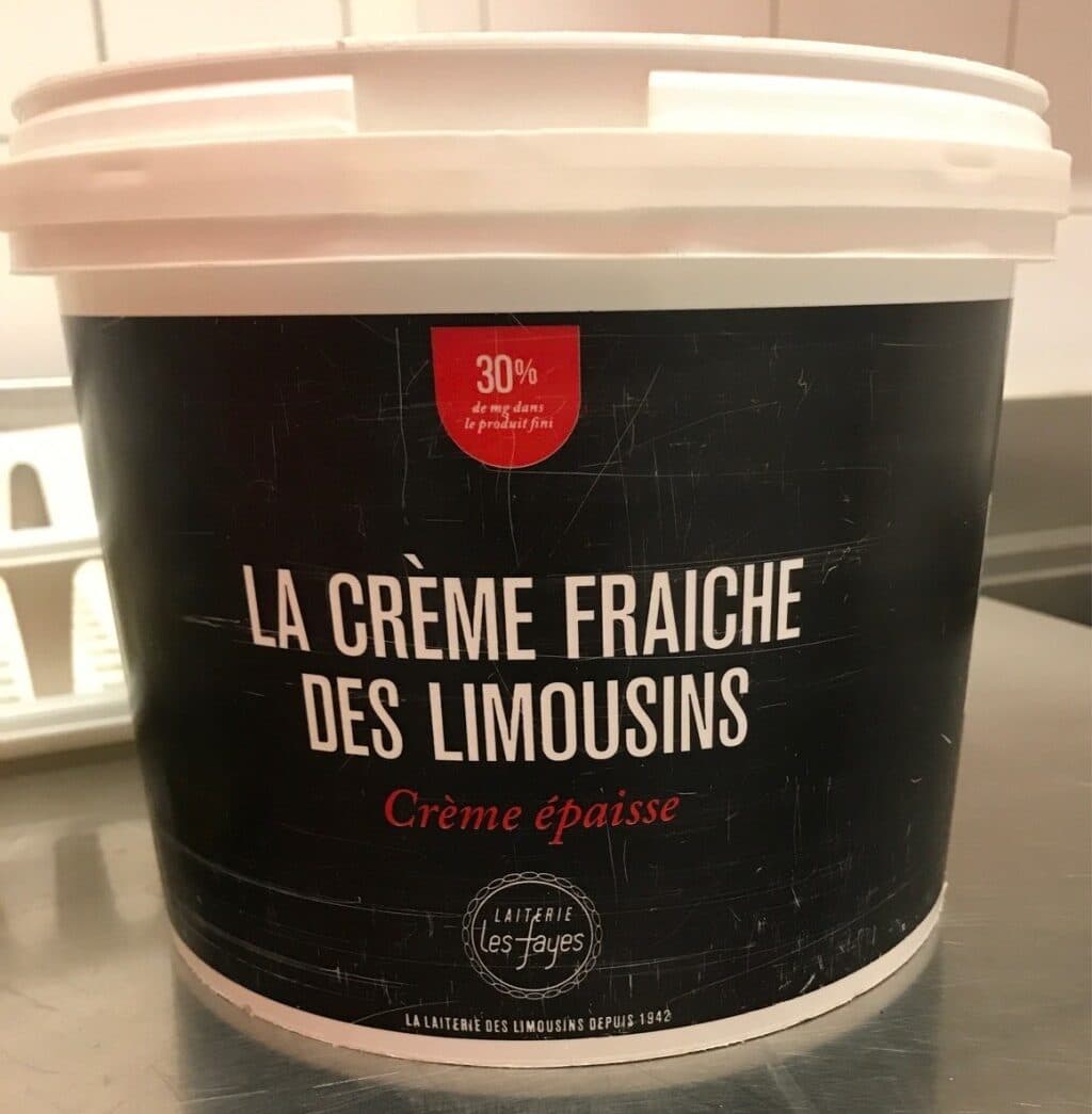 Laiterie Les Fayes Creme fraiche packshot