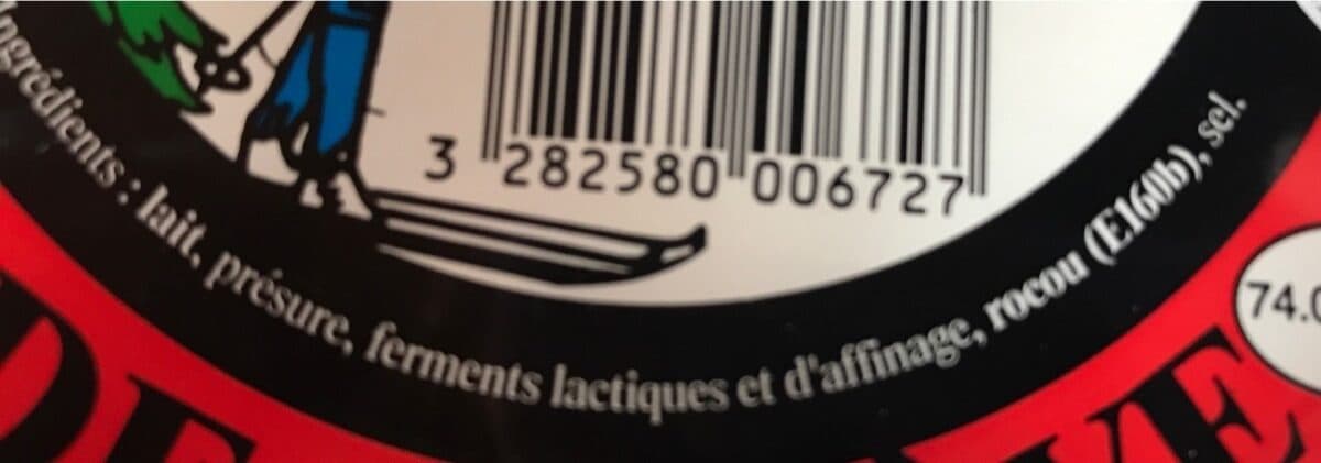 Fruitiere De Bogève Reblochon de savoie packshot