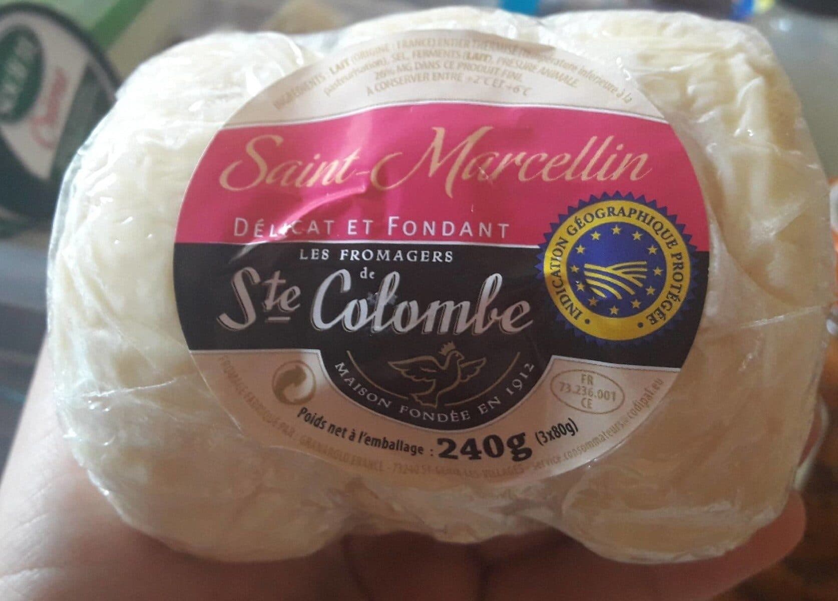 Les Fromagers de Sainte-Colombe St Marcellin x3, 240g packshot