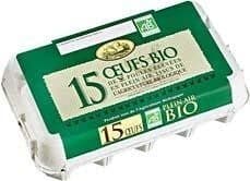 Baby Coque 15 Oeufs Bio élevé En Plein Air Certifié AB packshot