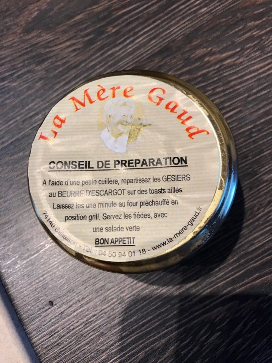 Open Food Facts Gesiers au beurre d'escargot packshot