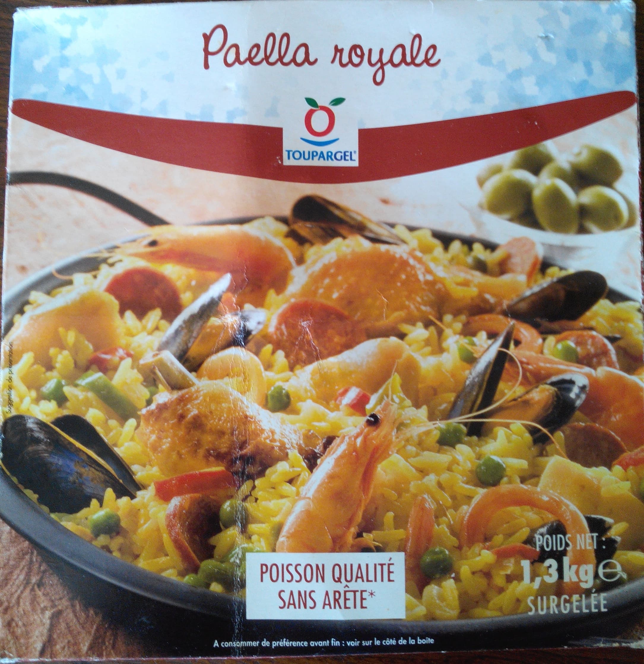 Toupargel Paella royale, Surgelée packshot
