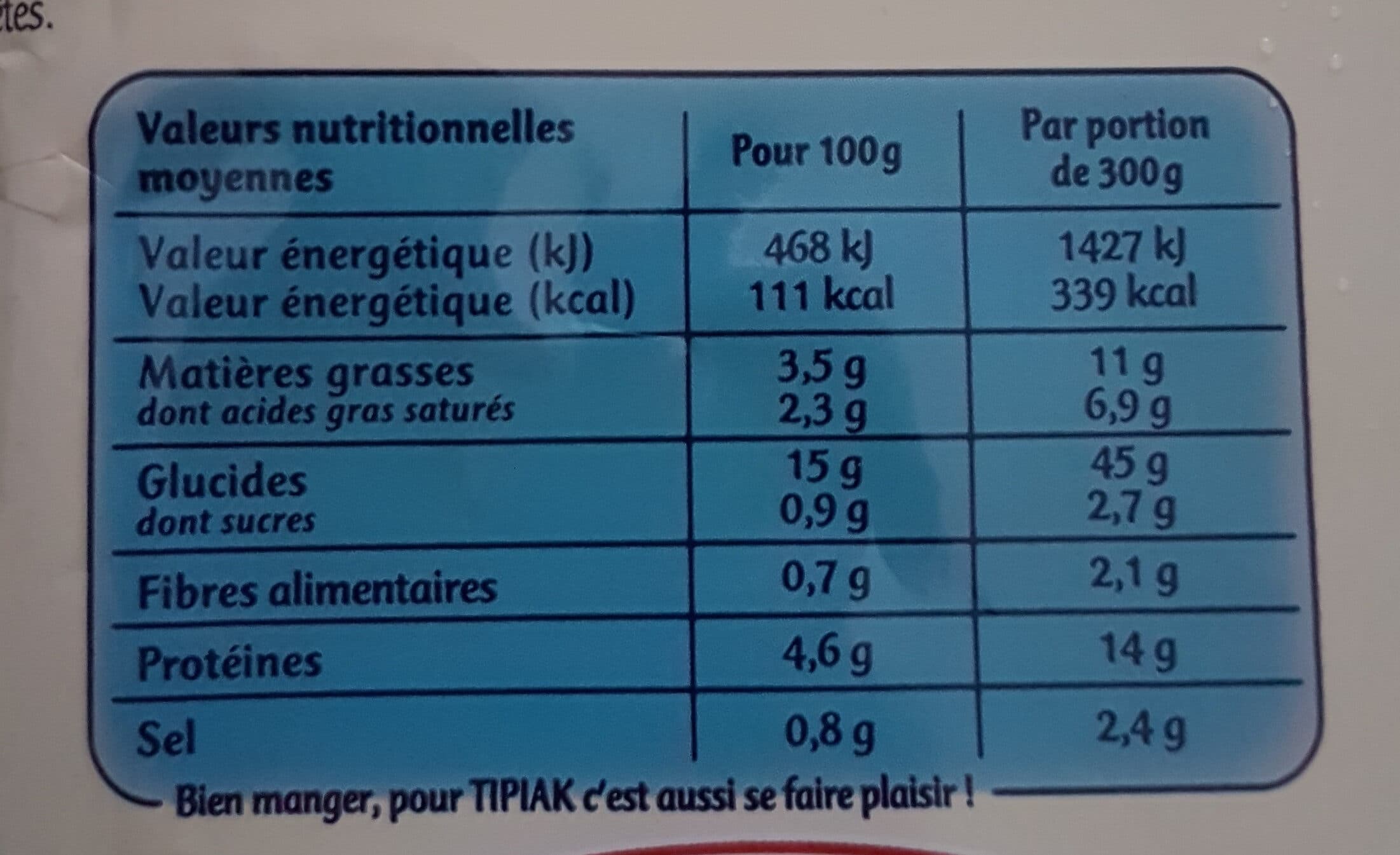 tipiak Risotto de st Jacques fruits de mer et fondue de poireaux packshot