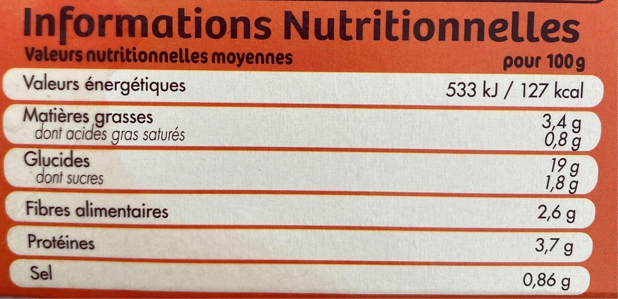 TIPIAK 2 grandes galettes quinoa et petits legumes packshot