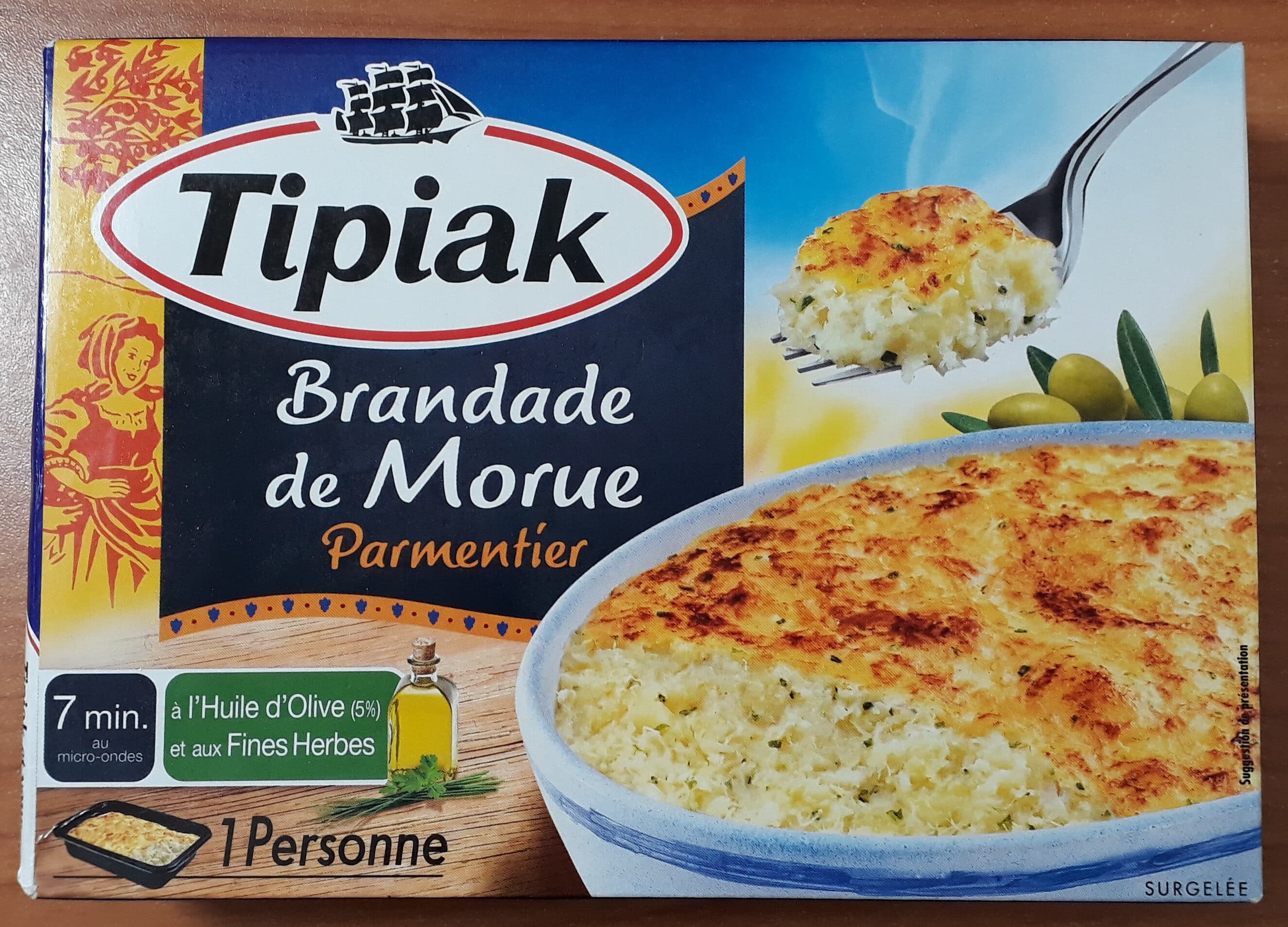 Tipiak Brandade de morue parmentier packshot