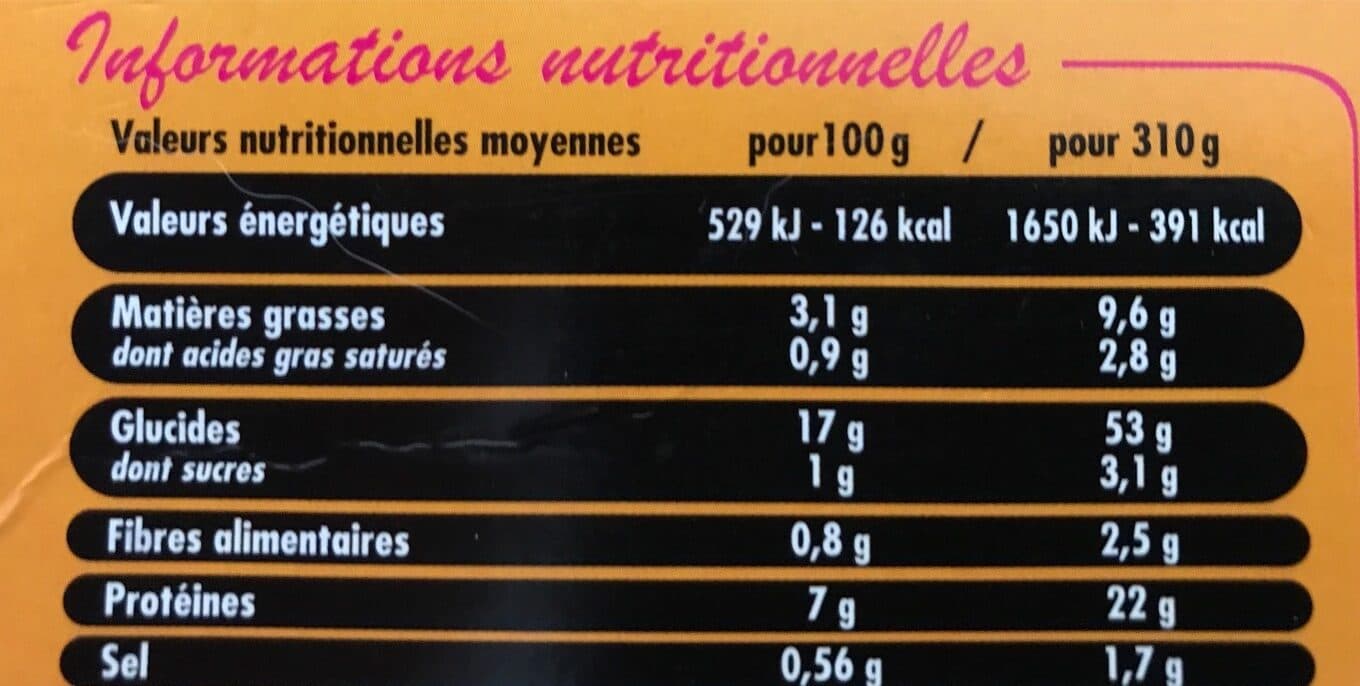 Tipiak Poulet au curry rouge et riz thai packshot