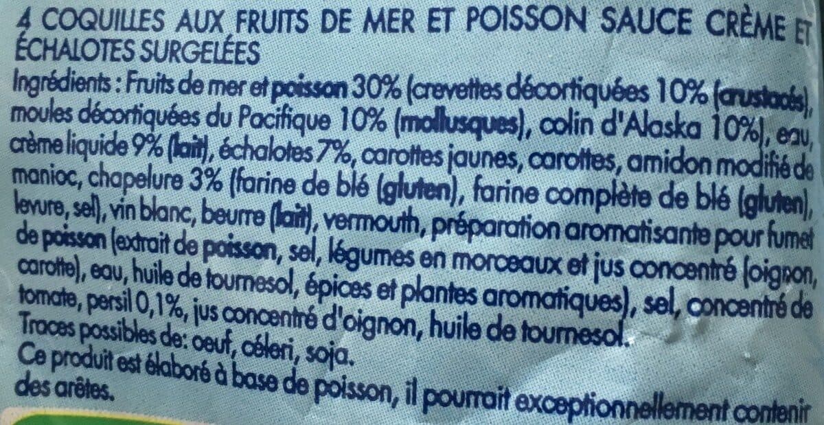 Tipiak Coquilles Fruit de Mer packshot