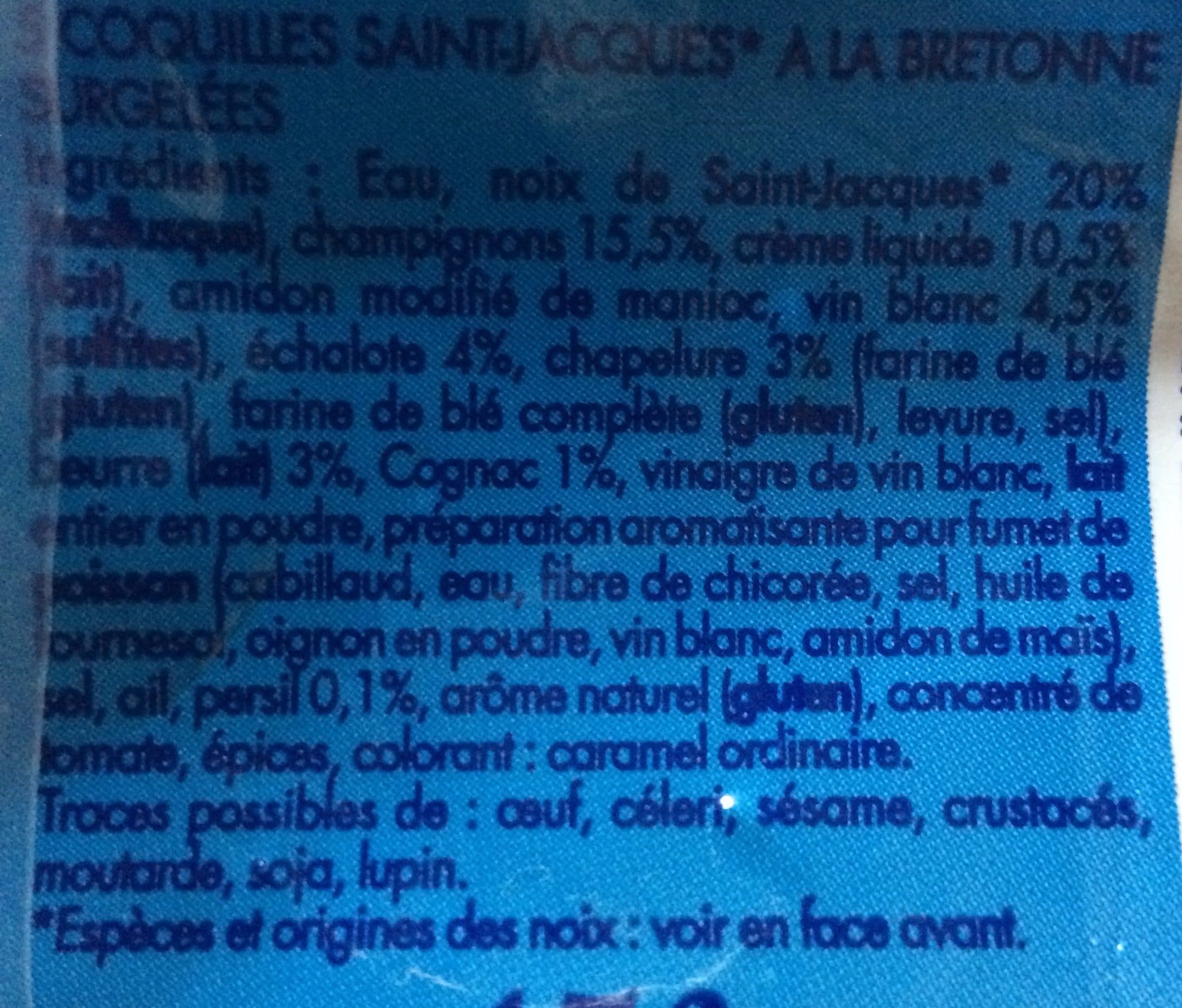 Tipiak Coquille saint jacques packshot