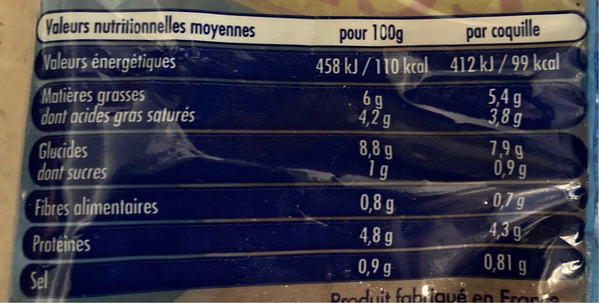 Tipiak Coquille saint jacques packshot