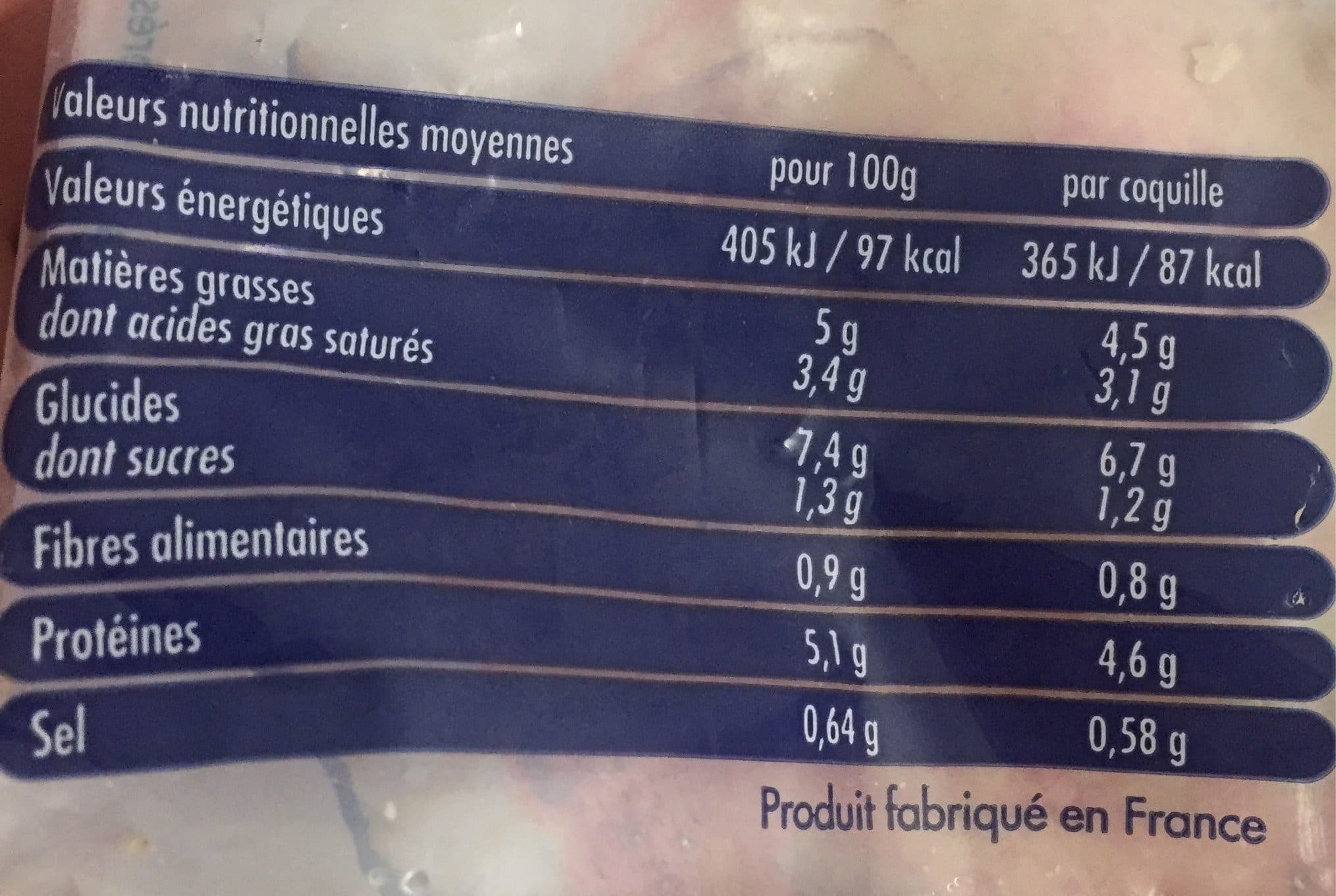 Tipiak Coquilles St Jacques et fondue de poireau packshot