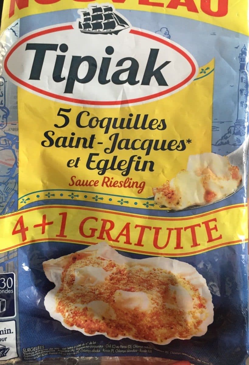 Tipiak Coquille saint jacques et eglefin packshot