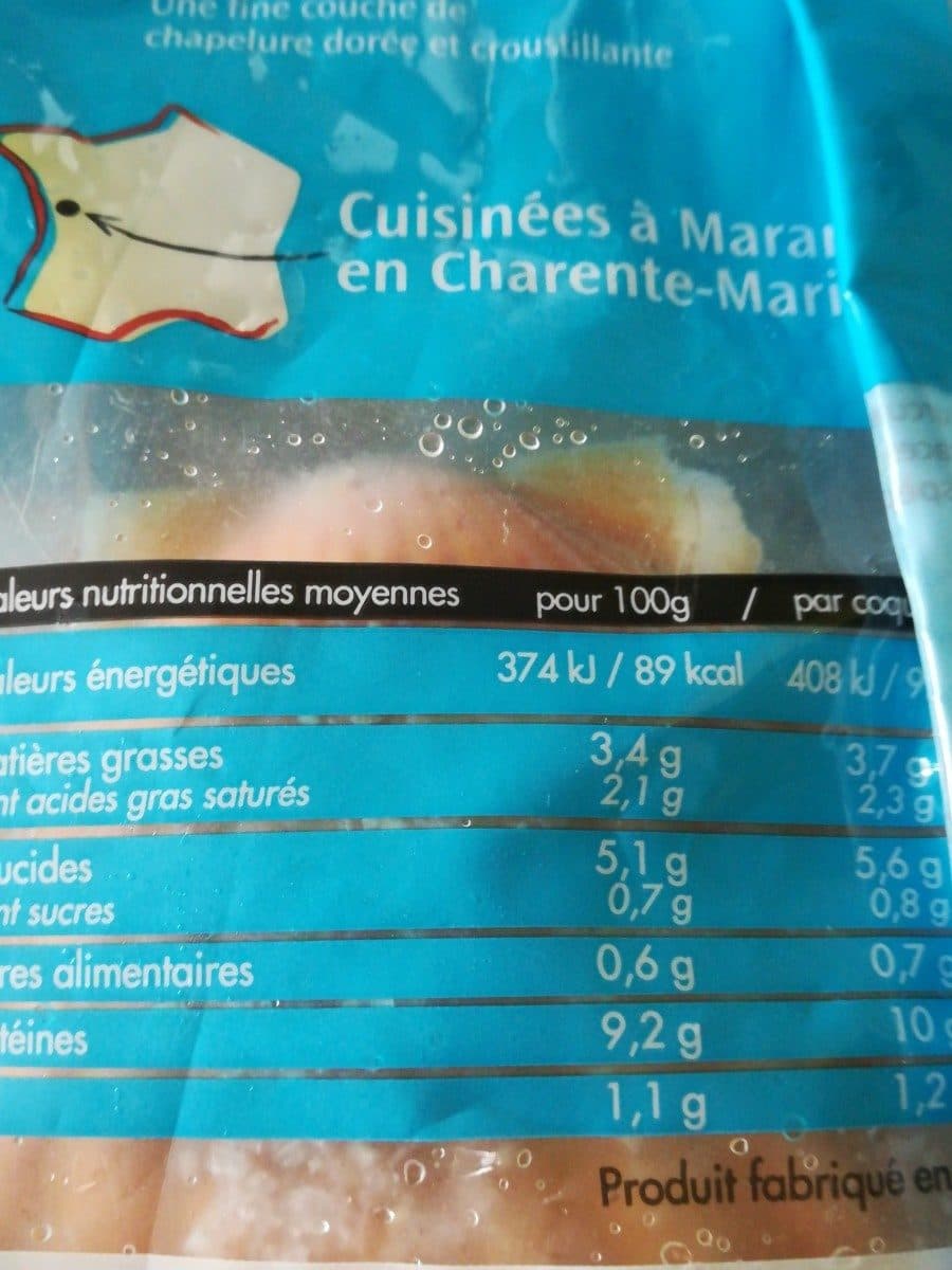 Open Food Facts Coquilles St Jacques packshot