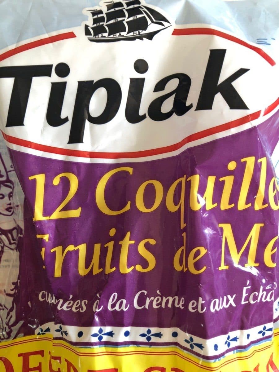 Tipiak 12 coquilles fruits de mer packshot