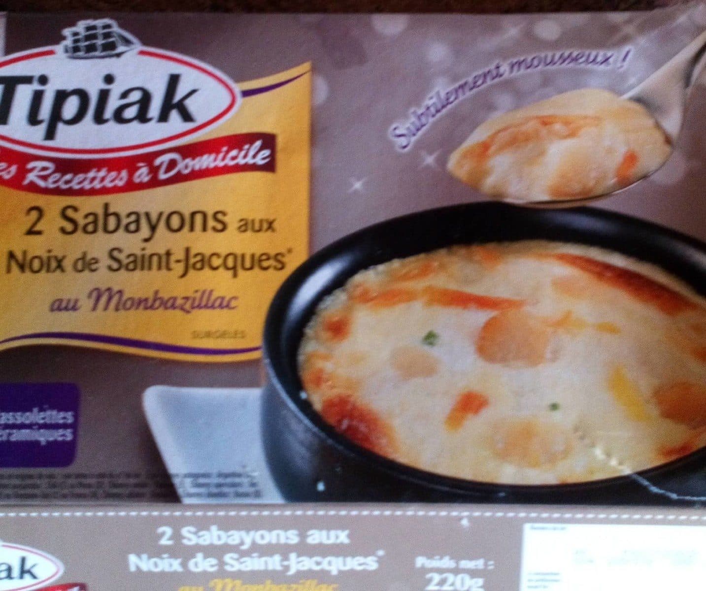 Tipiak Sabayon aux noix de Saint-jacques au monbazillac packshot