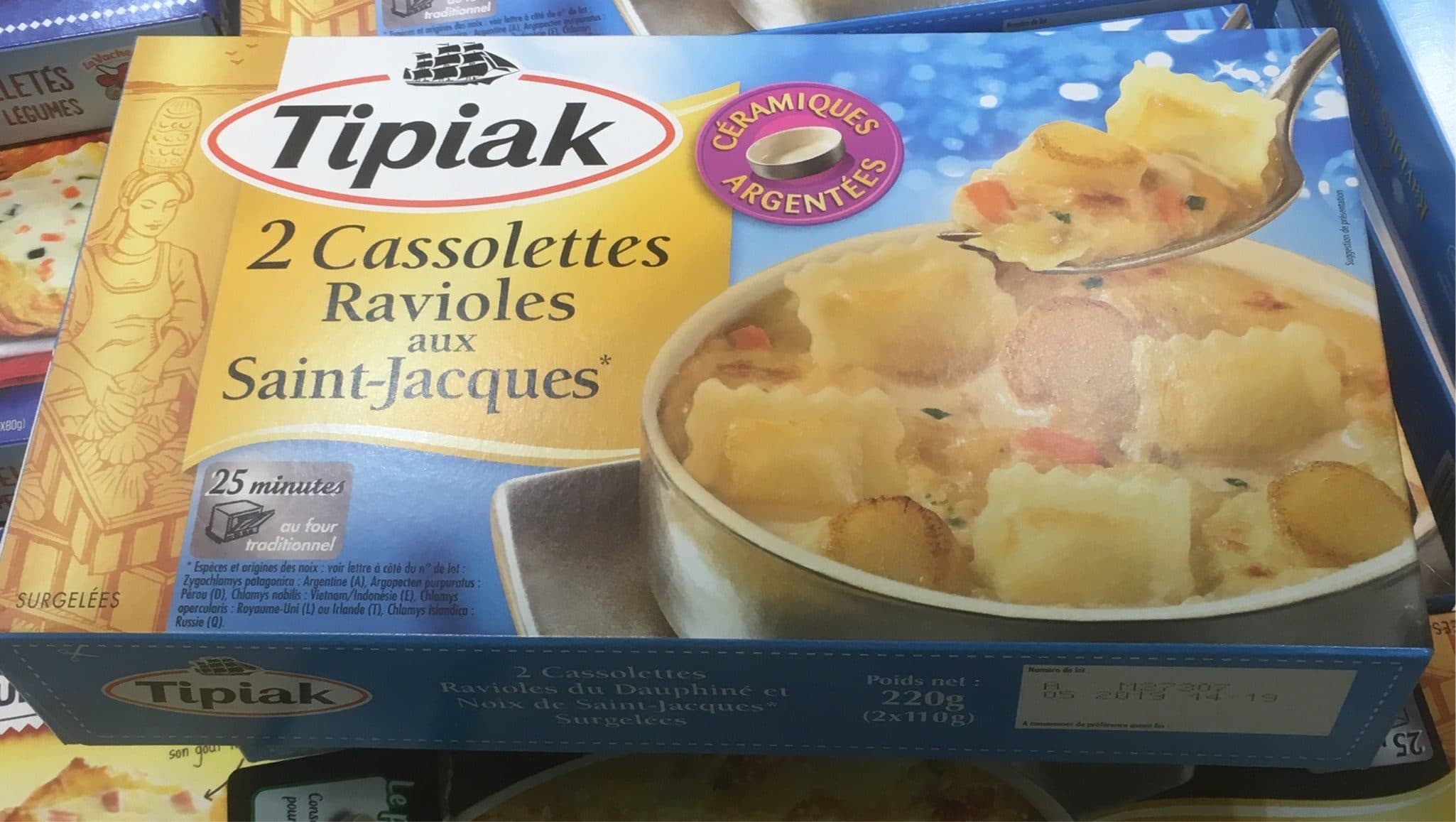 Tipiak Ravioles aux saint-jacques packshot