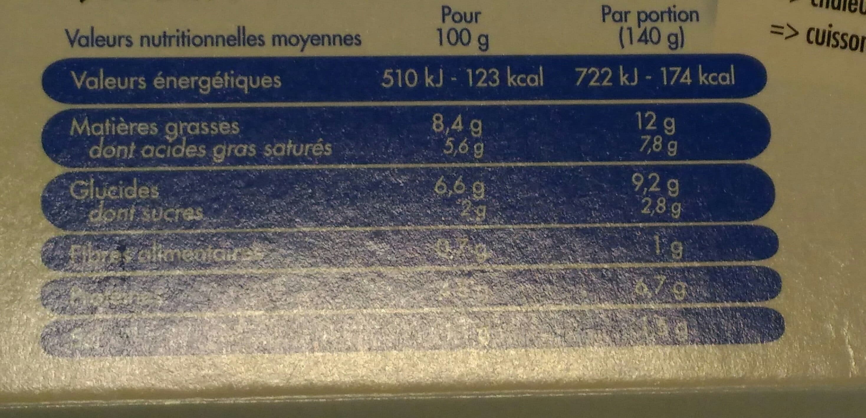 Tipiak Petits gratins cabillaud Saint-Jacques à la Bretonne, surgelés packshot