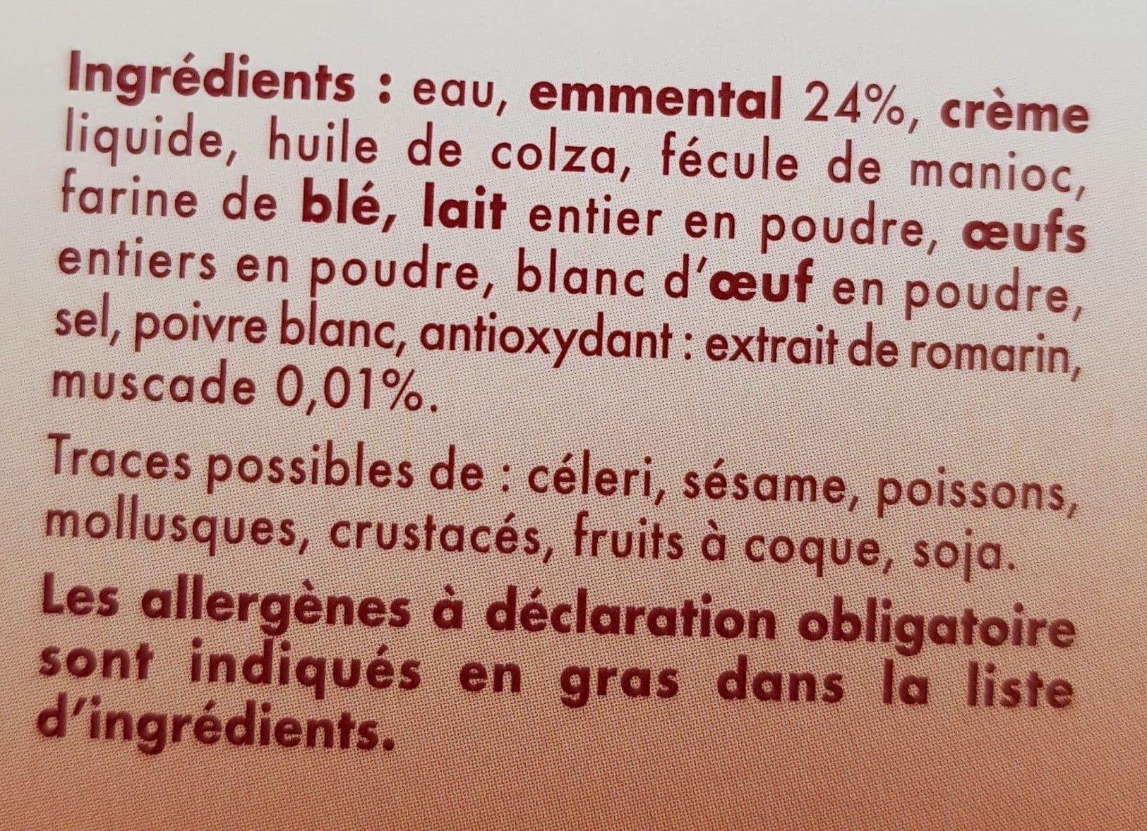 Tipiak Mini soufflés emmental packshot