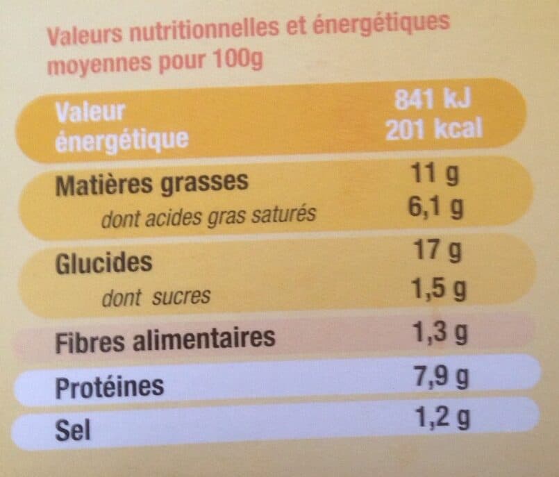Tipiak Galettes lardons fromage chèvre packshot