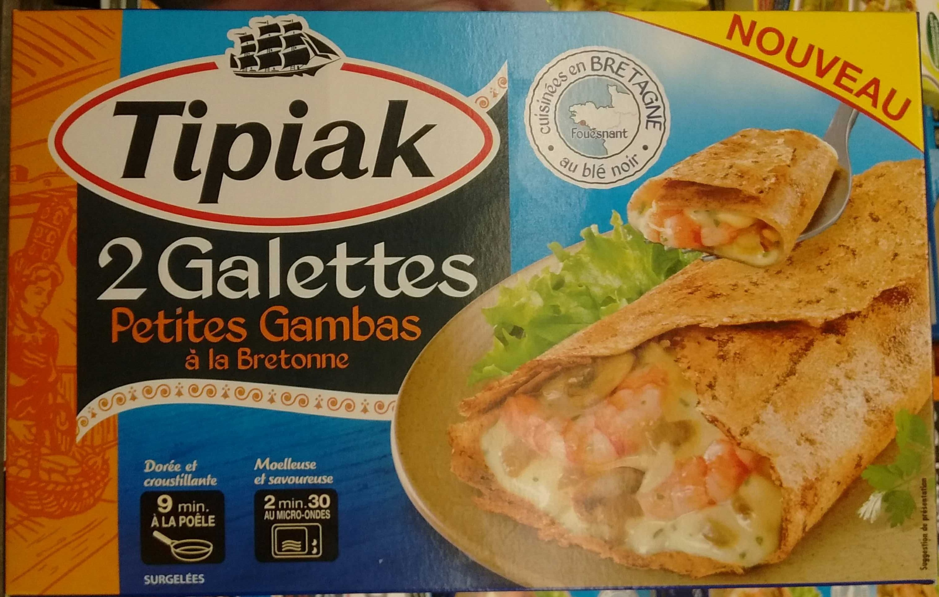 Tipiak 2 Galettes Petites Gambas à la Bretonne packshot