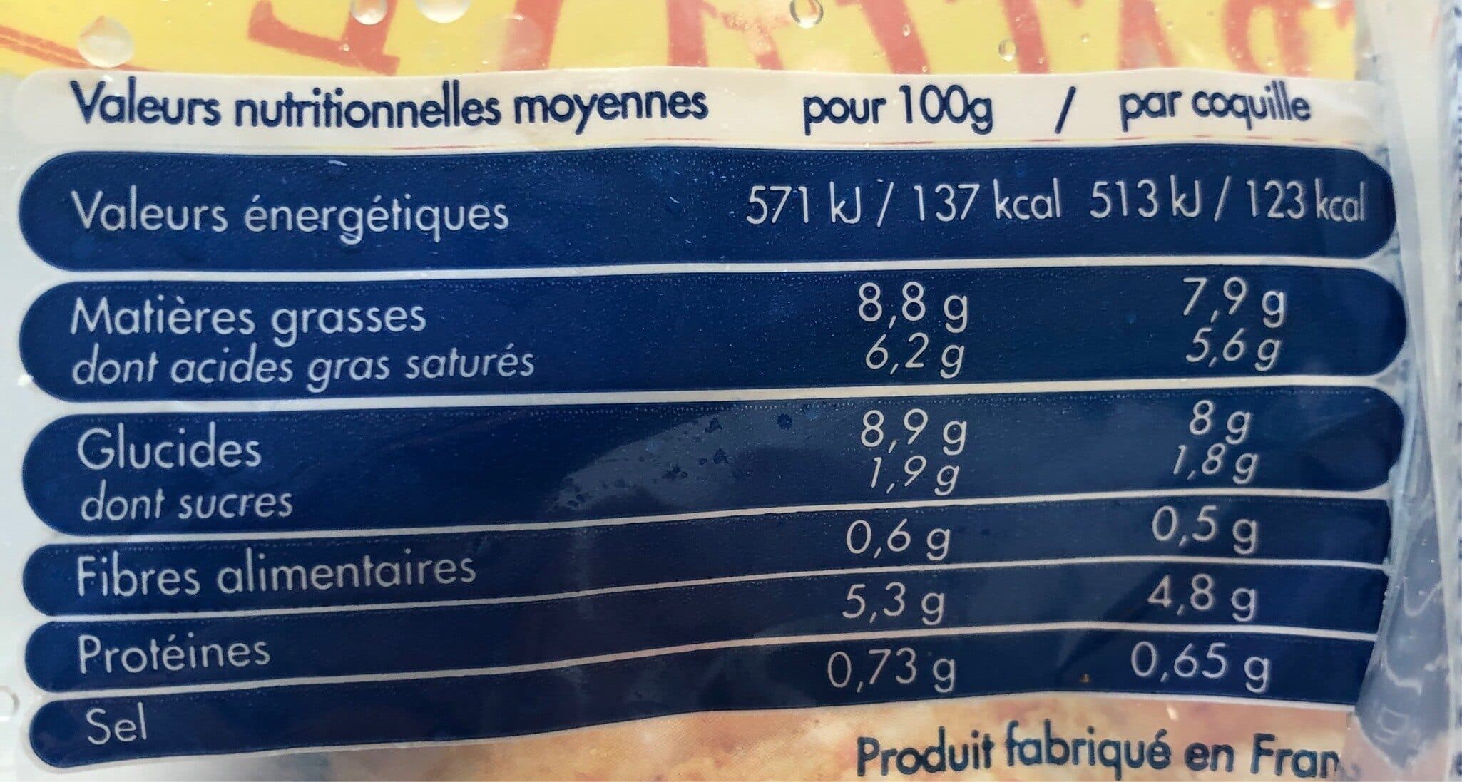 Tipiak Coquilles St Jacques a la normande 5 coquilles ! packshot