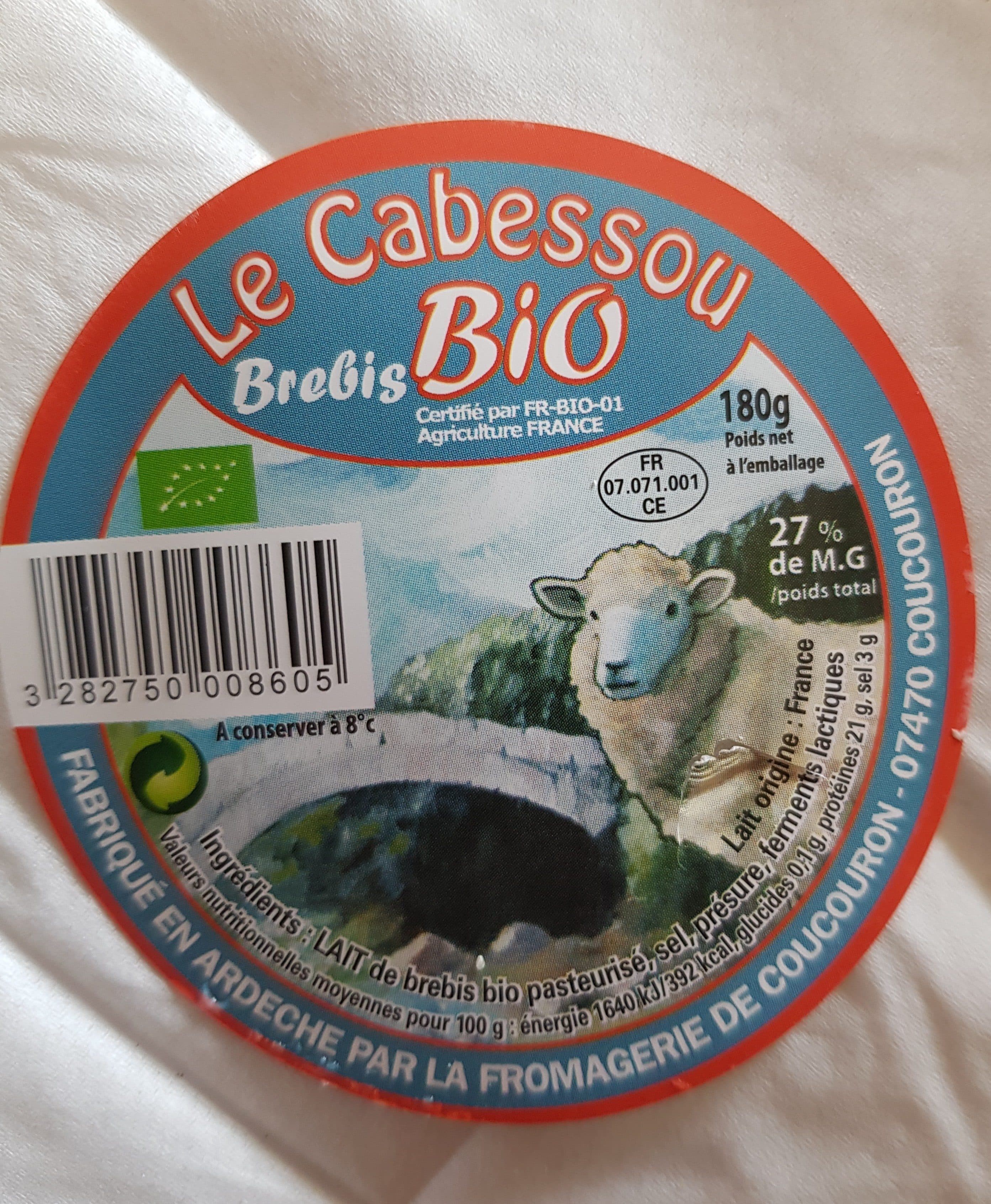 Le Cabessou Fromage de brebis bio packshot