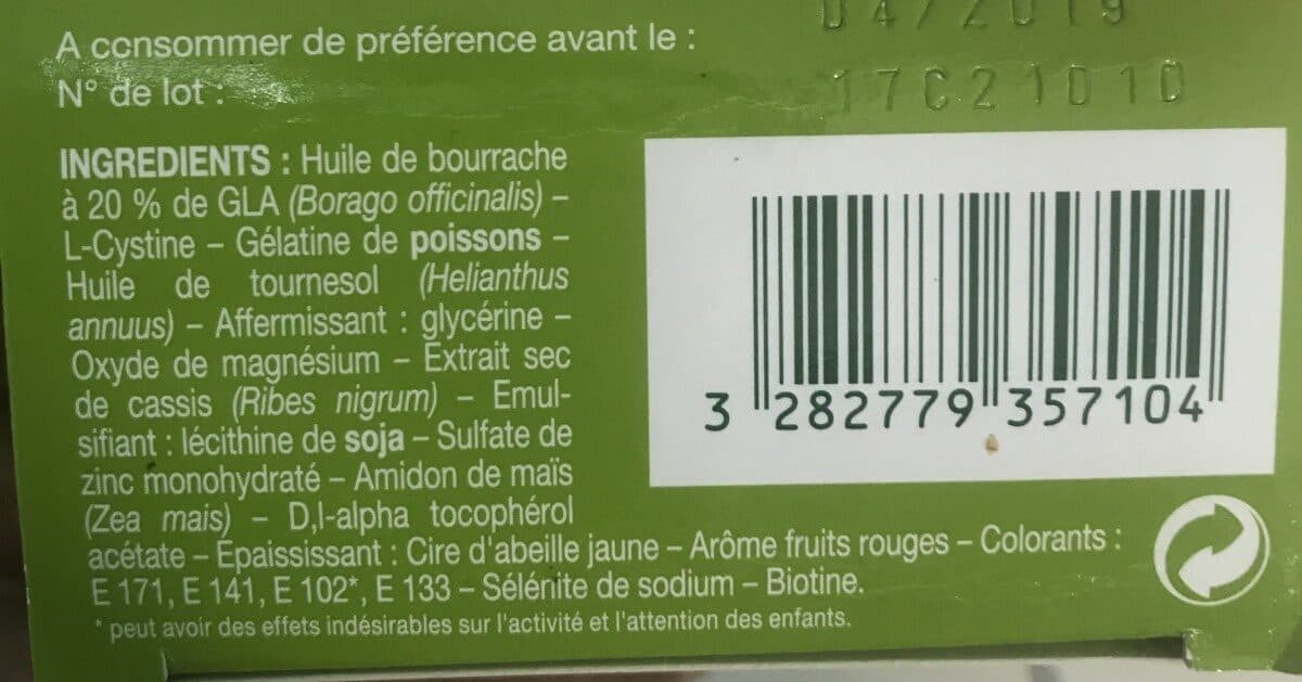 Open Food Facts Rene Furterer Vitalfan Antichute Réactionnelle packshot