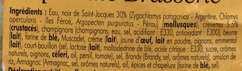 Jacques Maës Coquille St Jacques spéciale Brasserie packshot