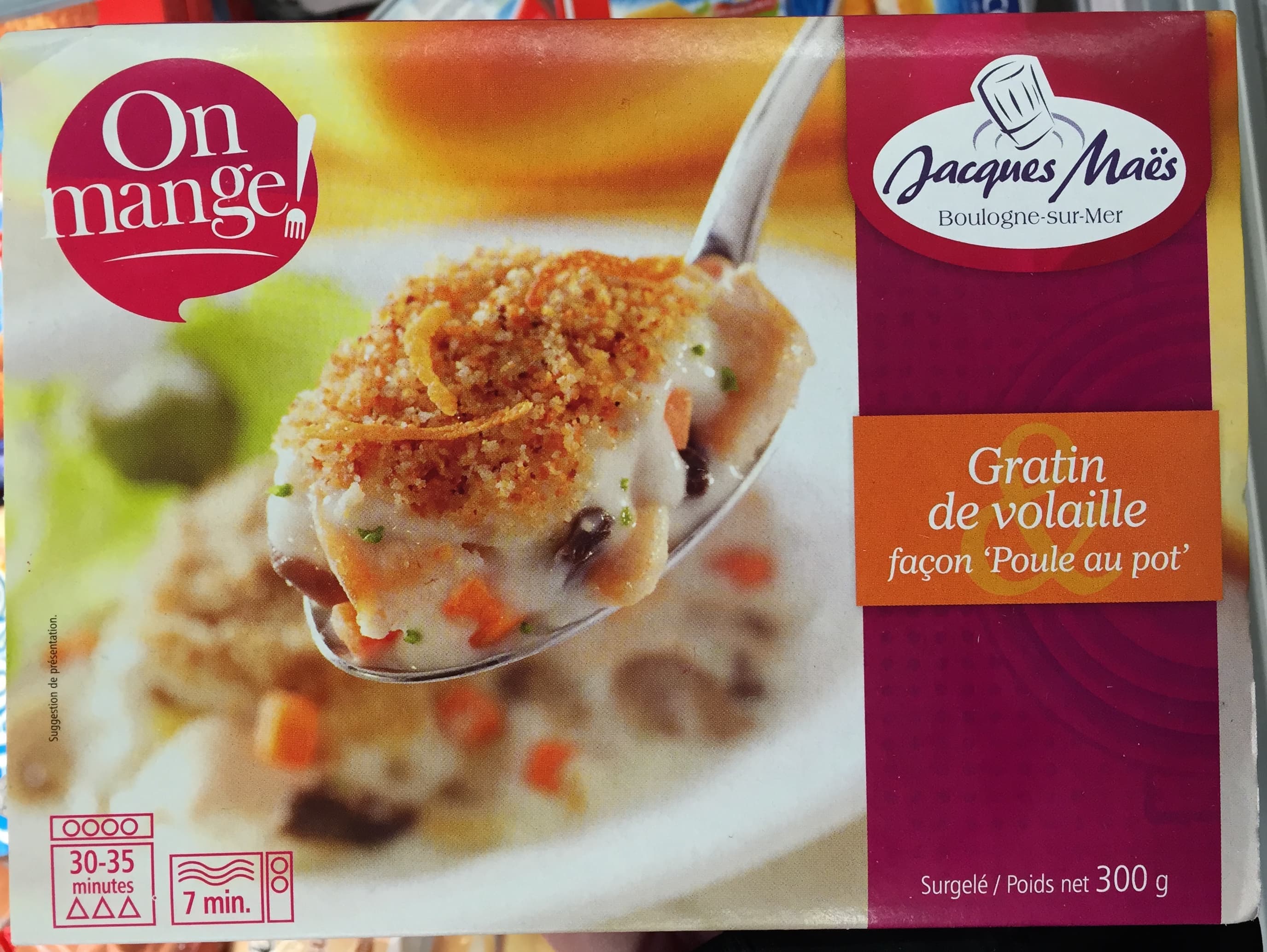 Jacques Maës Gratin de volaille façon "Poulet au pot" packshot