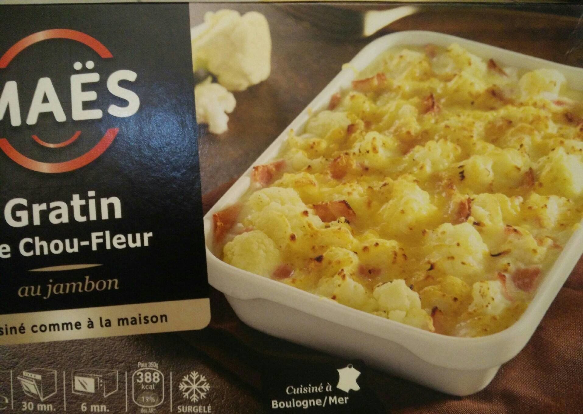 Maës Gratin de Chou-Fleur au jambon packshot
