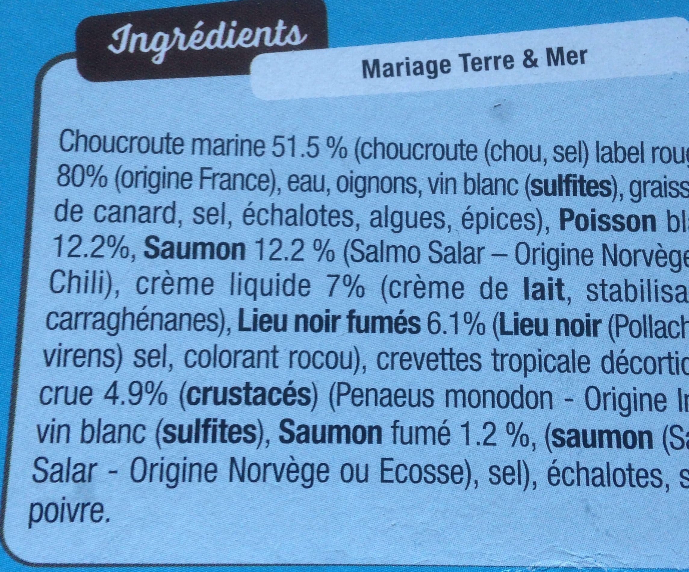 Maës Choucroute de la mer packshot
