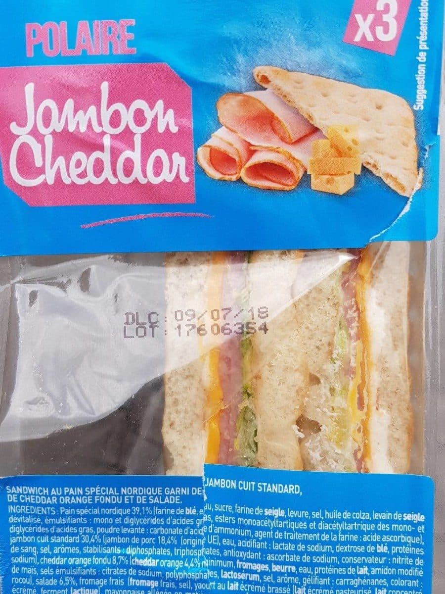 Open Food Facts Jambon cheddar packshot