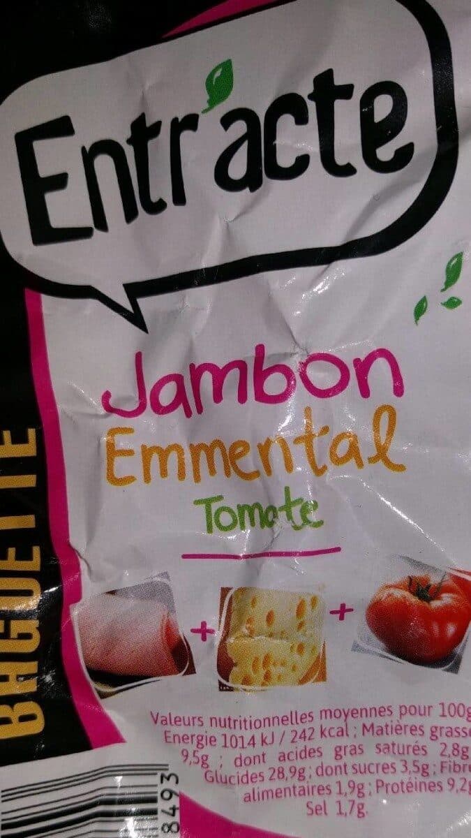 Entr'acte Sandwich au Jambon et au Fromage packshot
