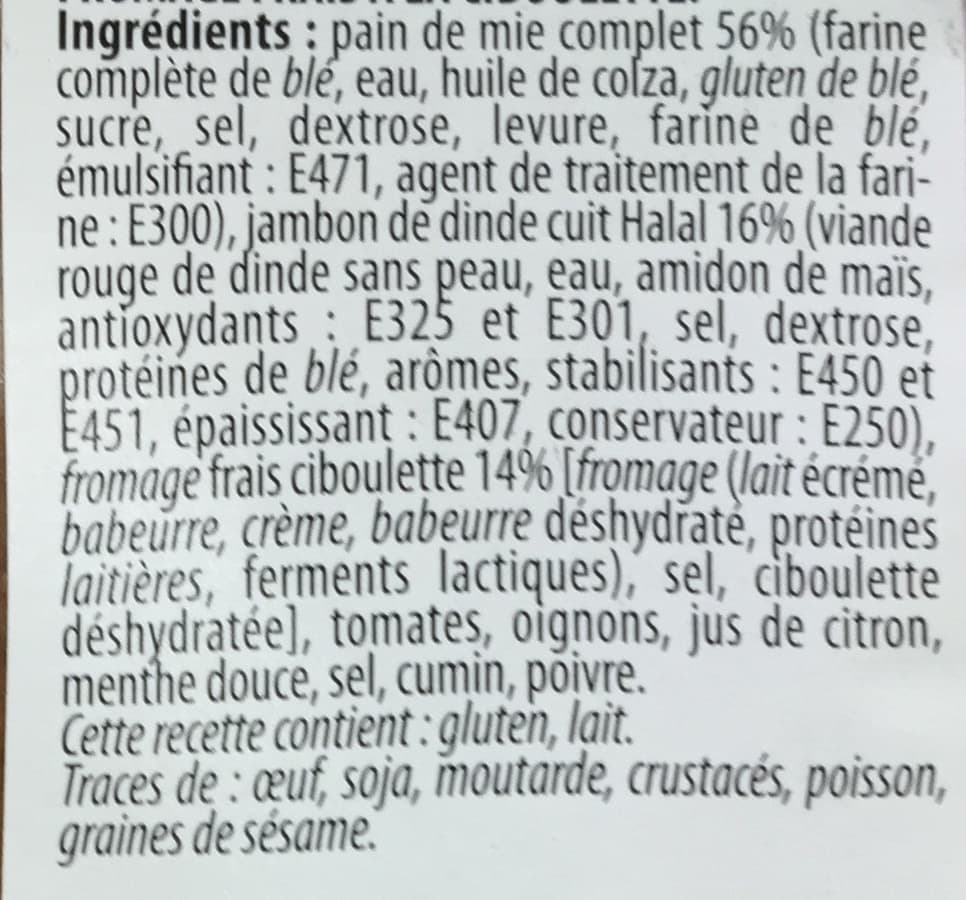 Réghalal Club dinde sauce fromage frais packshot