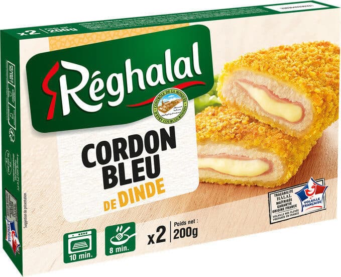 Réghalal Cordon bleu de dinde halal packshot