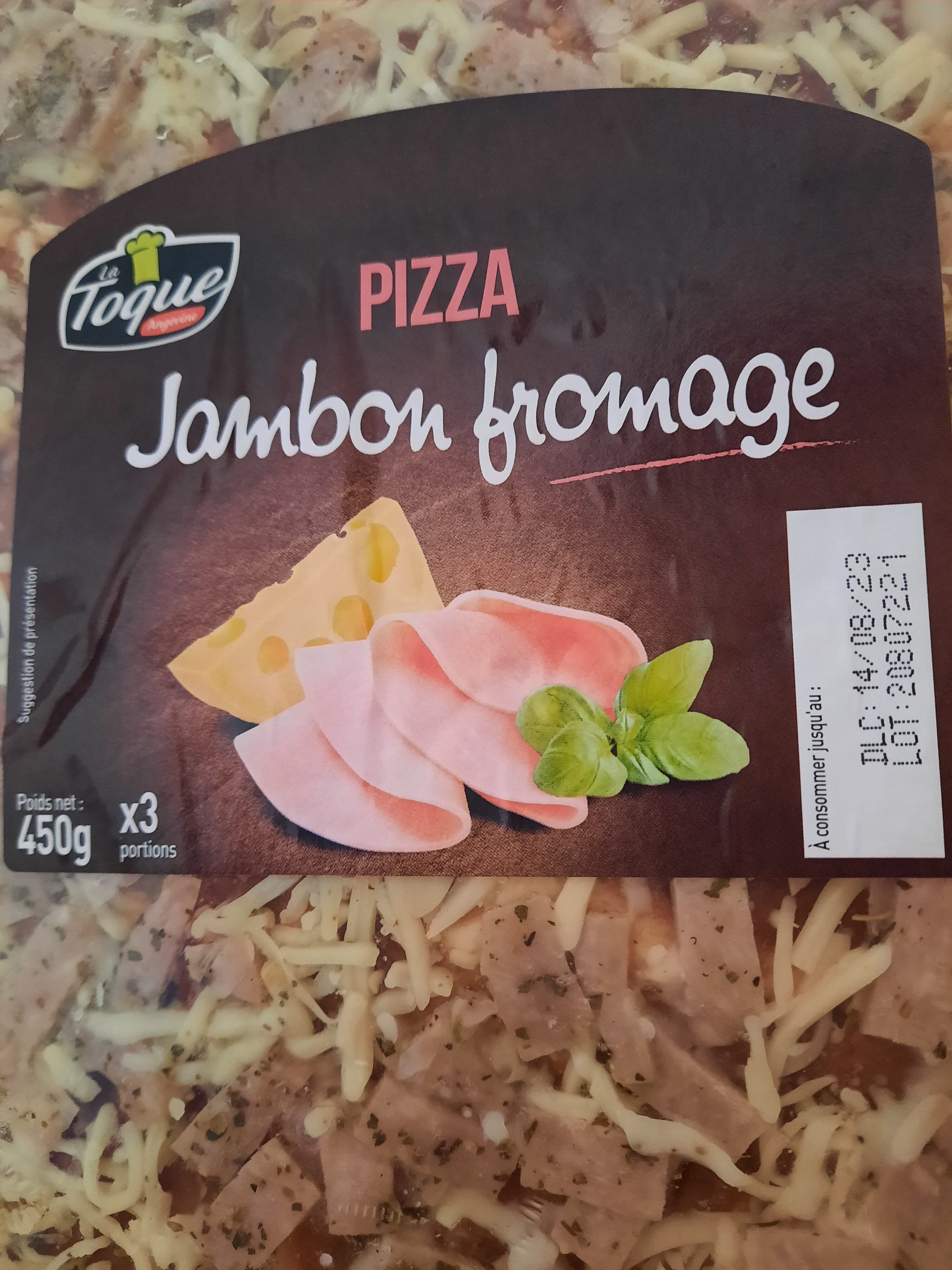 latoque angevine Pizza jambon fromage packshot