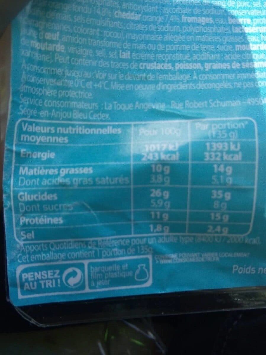 Open Food Facts Jambon Cheddar Polaire packshot