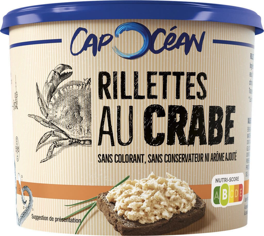 Cap Océan Rillettes au crabe packshot