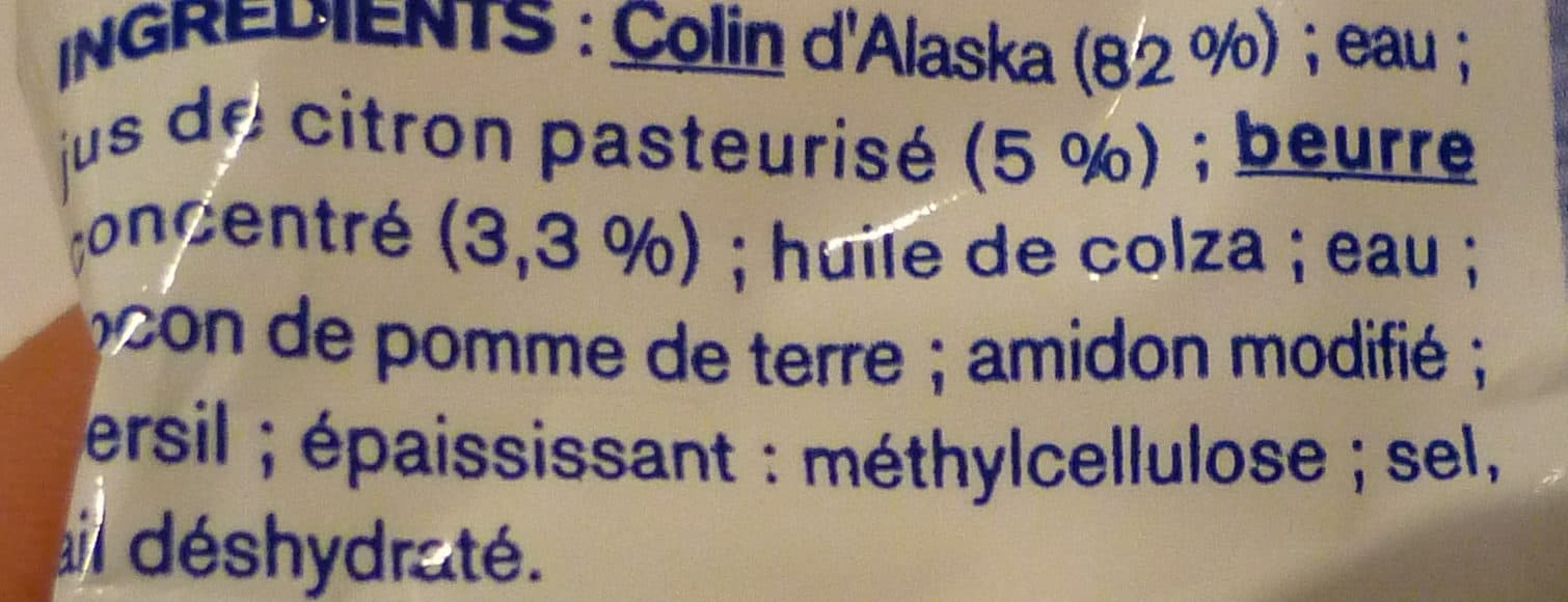 Cap Océan Prêt à poêler Colin d’Alaska Beurre Citronné packshot