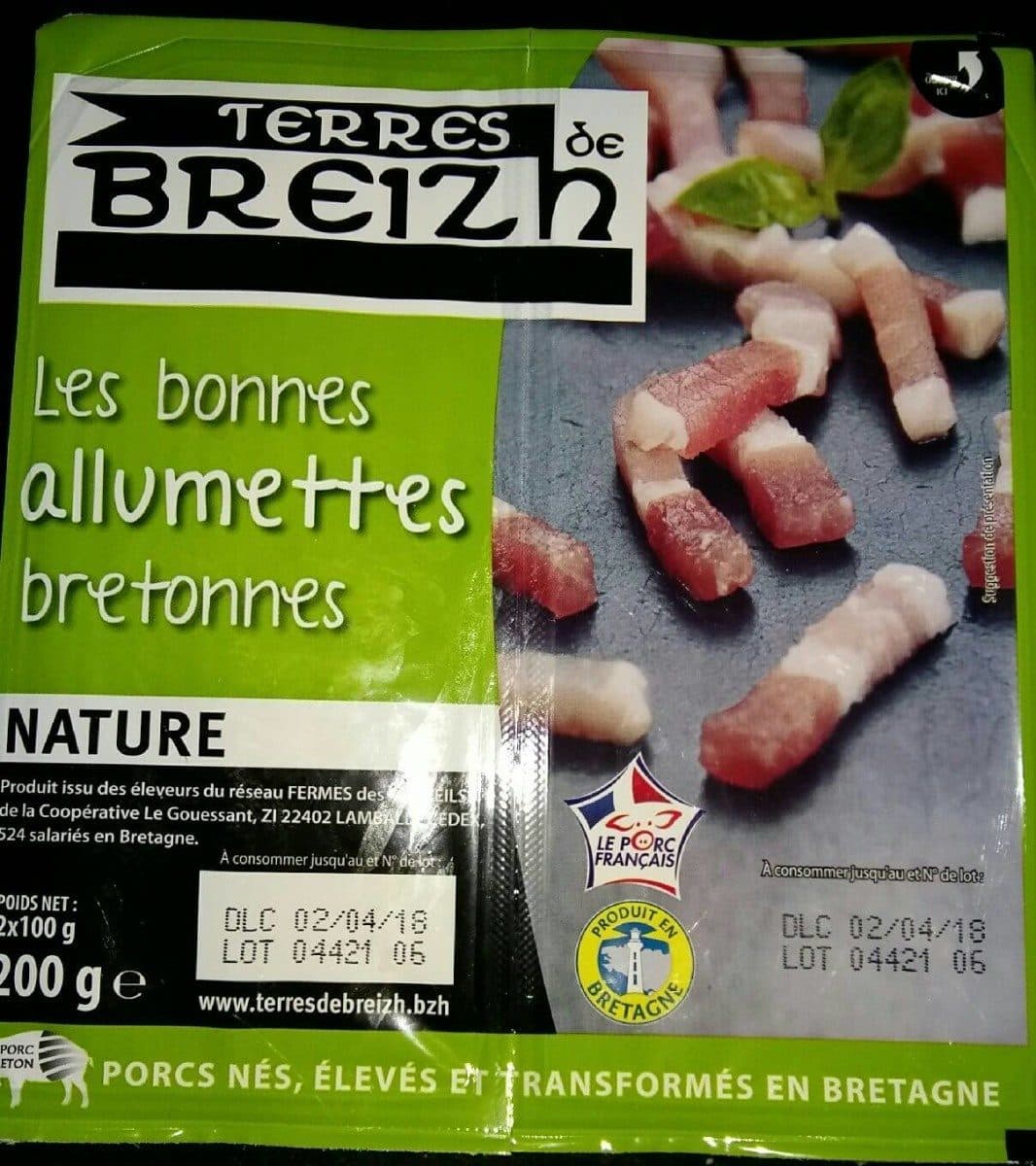 Open Food Facts Les bonnes allumettes bretonnes nature packshot