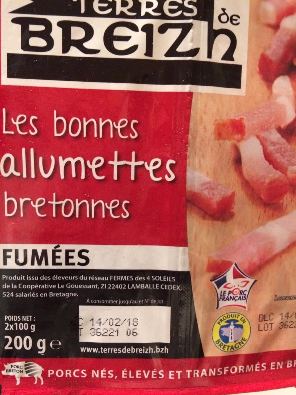 Terre De Breizh Allumettes fumées packshot