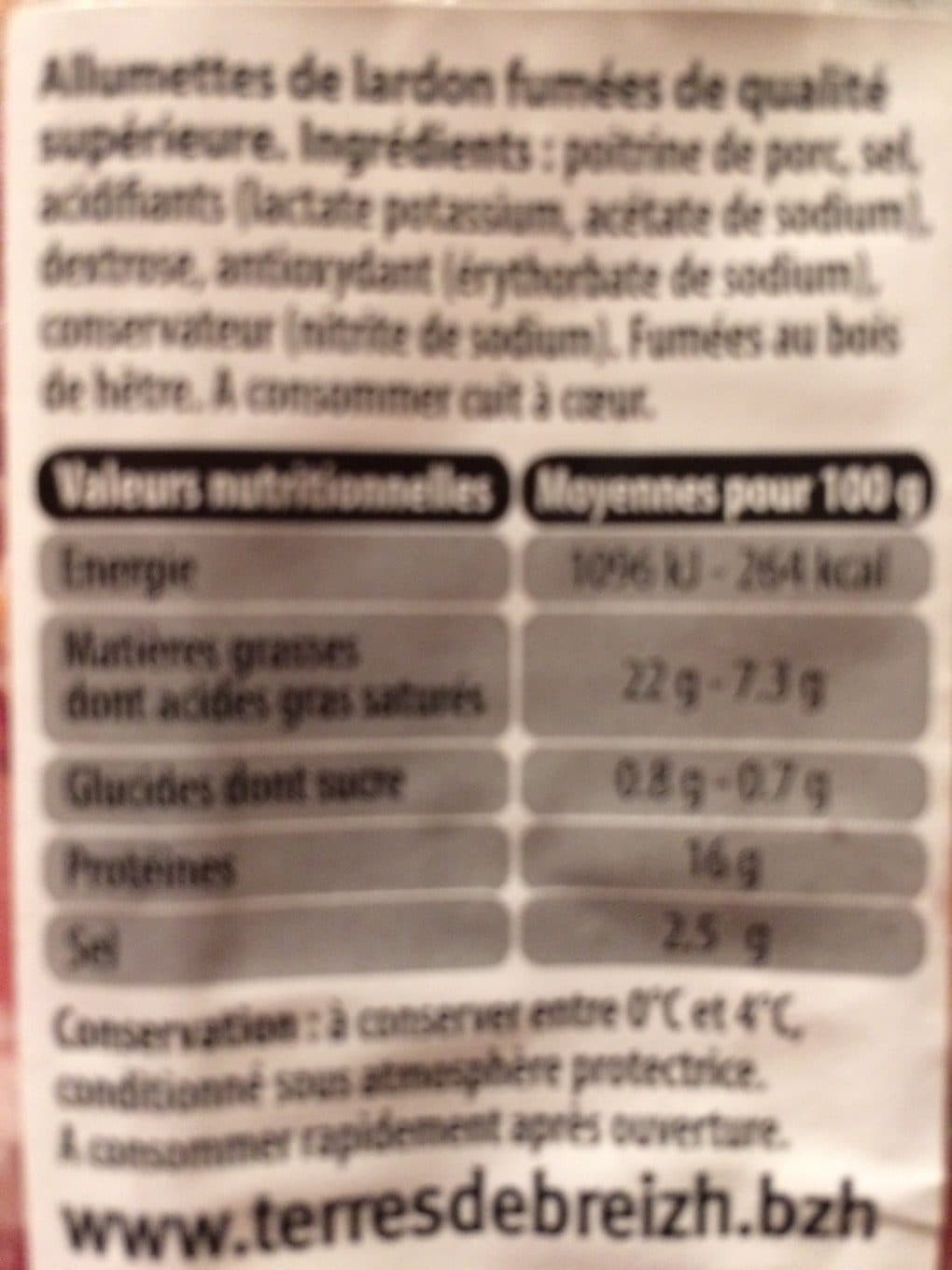 Terre De Breizh Allumettes fumées packshot