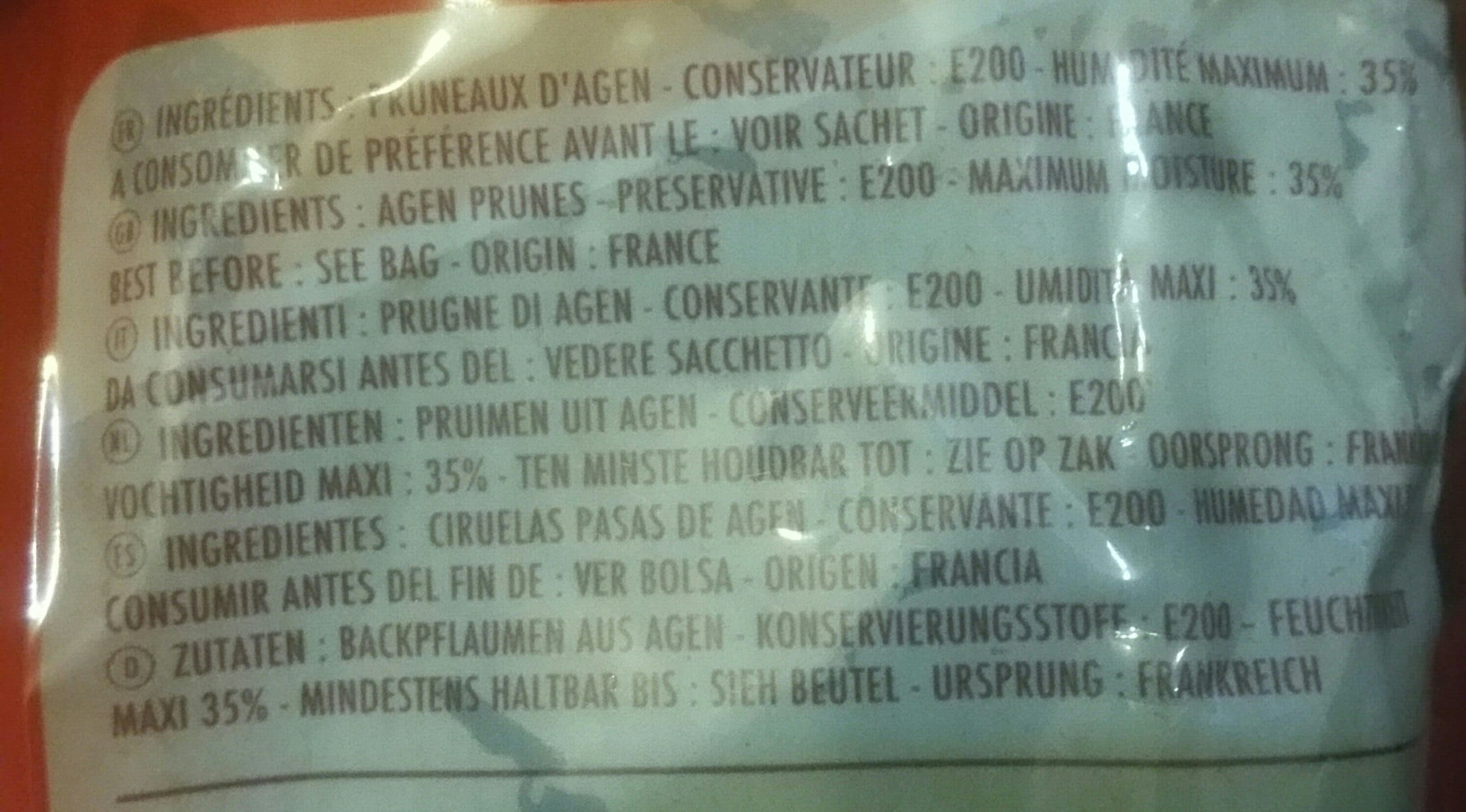 Longuesserre Pruneaux d'Agen packshot