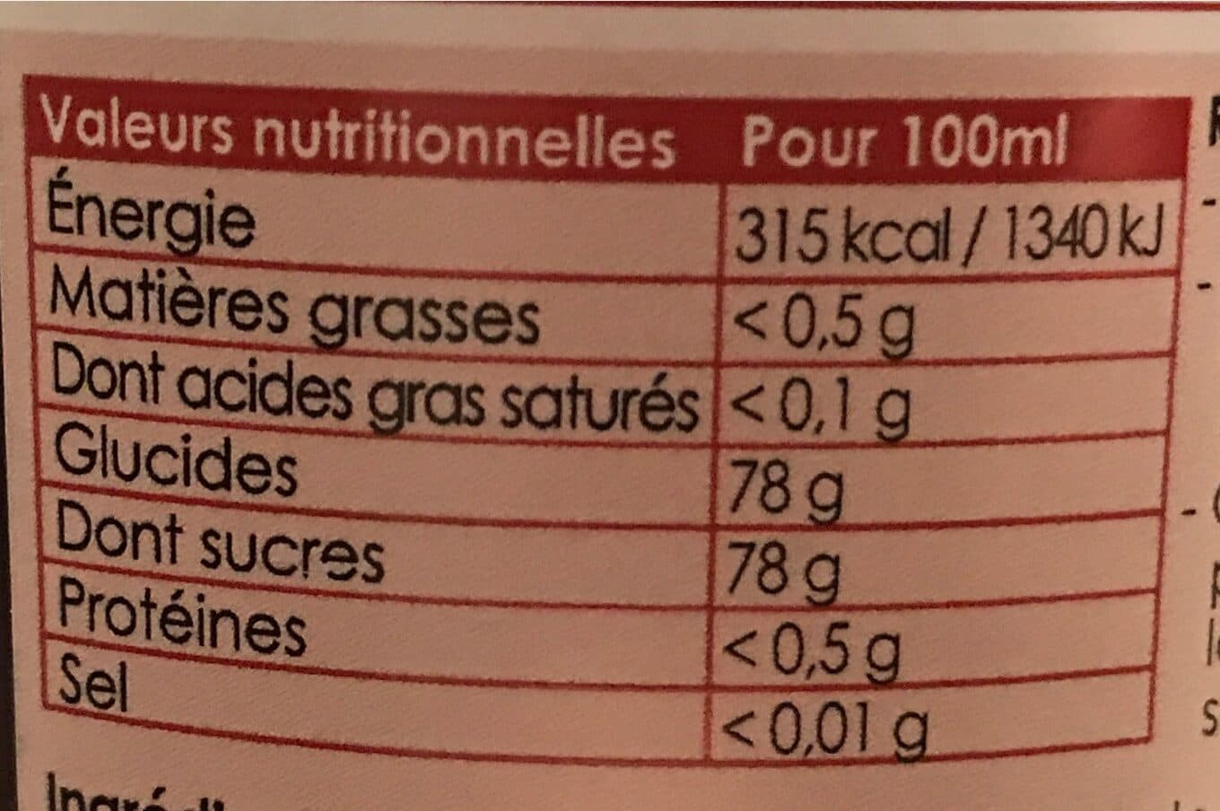 Klein & Wanner Grenadine au sucre d'Alsace packshot