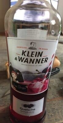 Klein Et Wanner Sirop de quetsche packshot