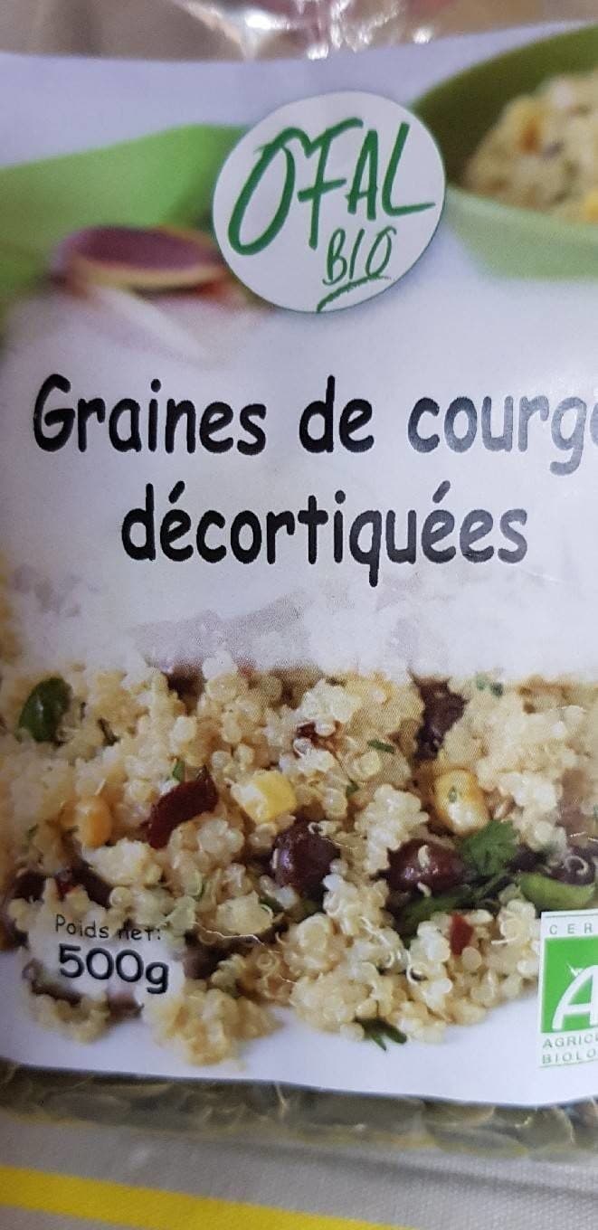 Ofal Graines de courge decortiquees packshot