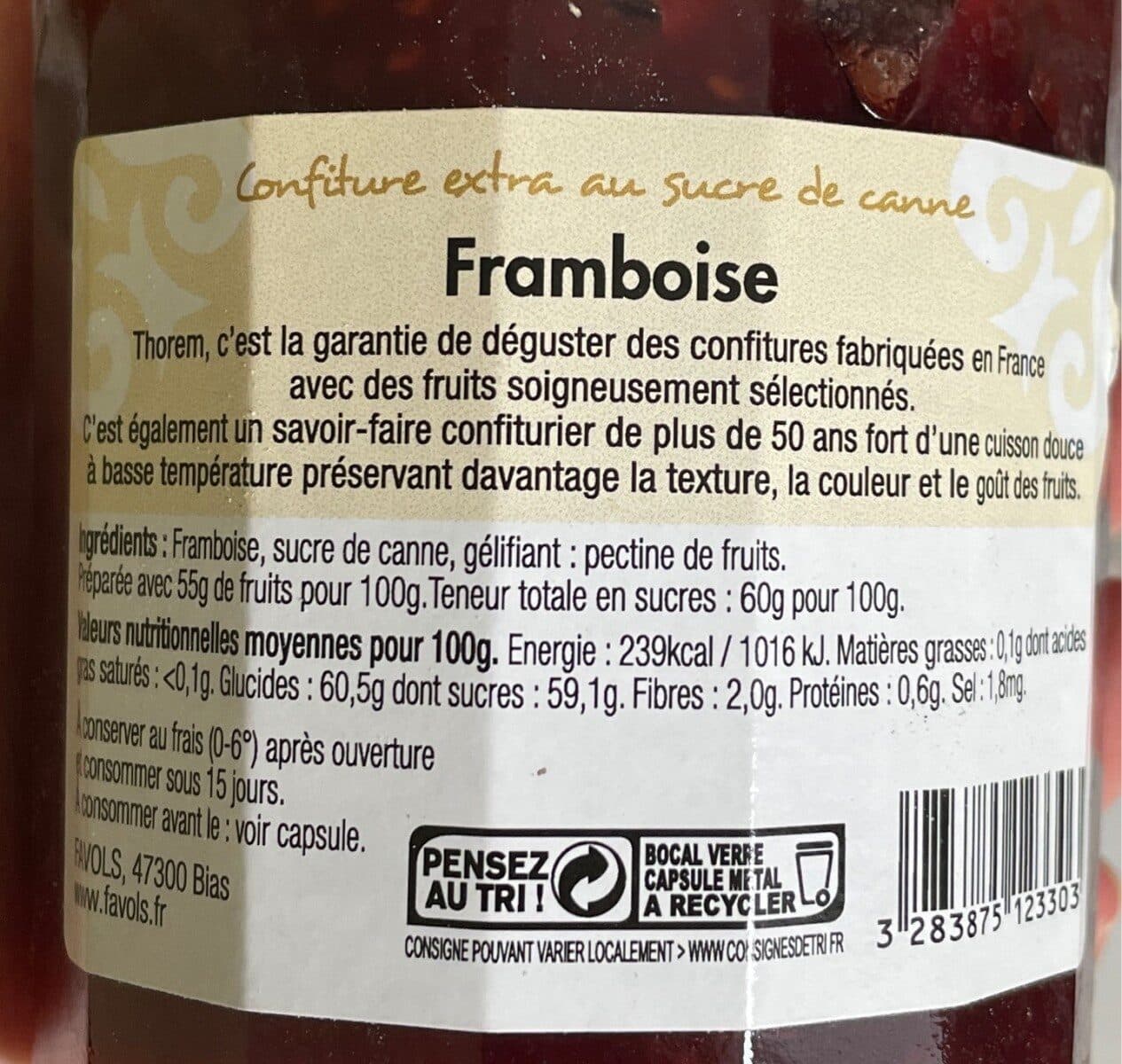 Thorem Confiture Framboise packshot