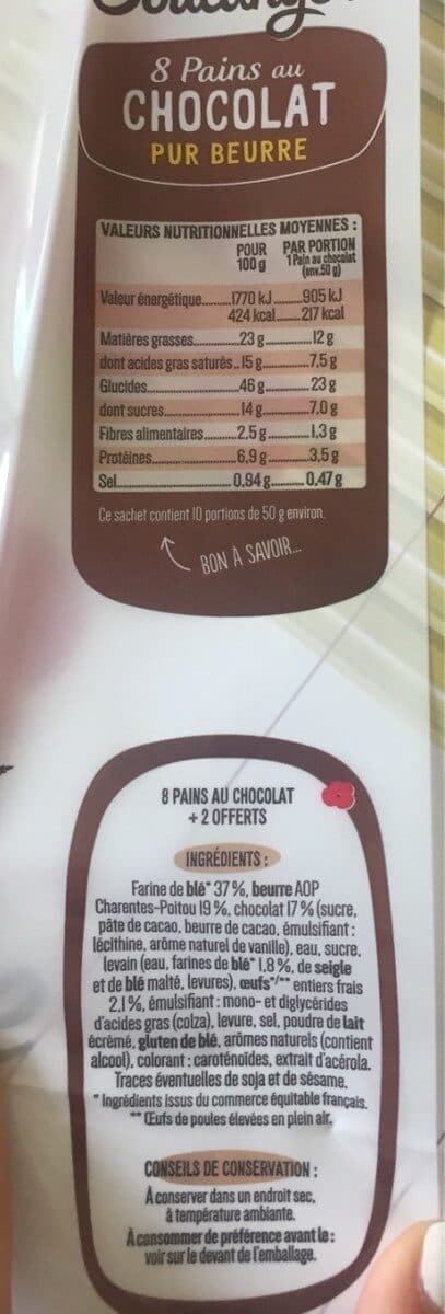 La Boulangère Pains au chocolat packshot