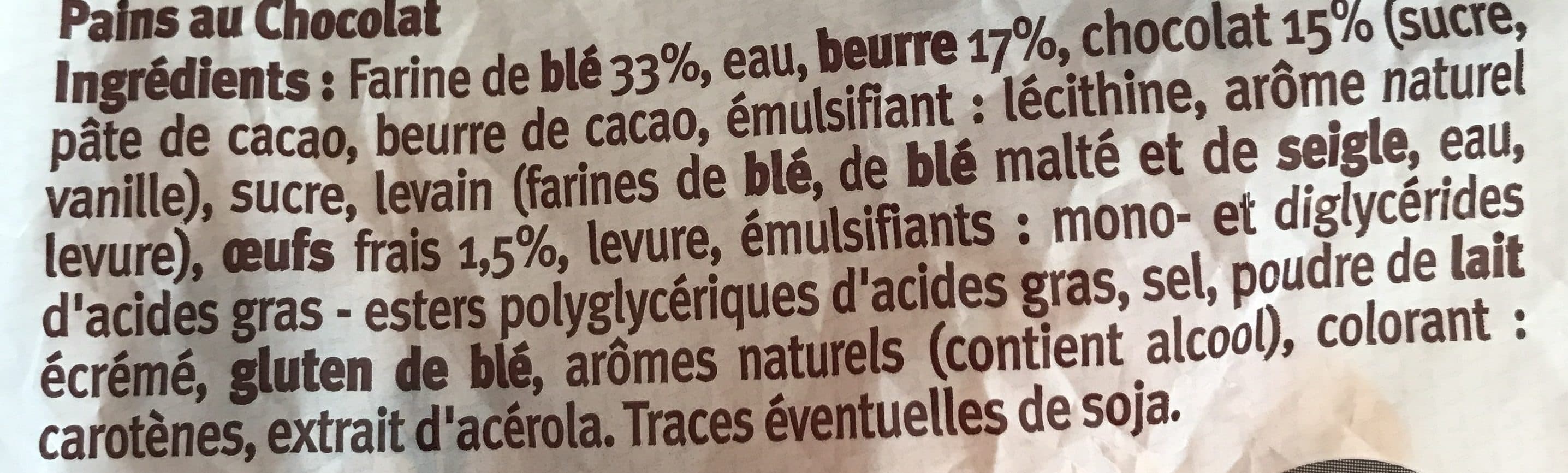La Boulangère 16 Pains au chocolat pur beurre 800g packshot